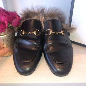 Gucci Princetown Loafer Mule with Fur
